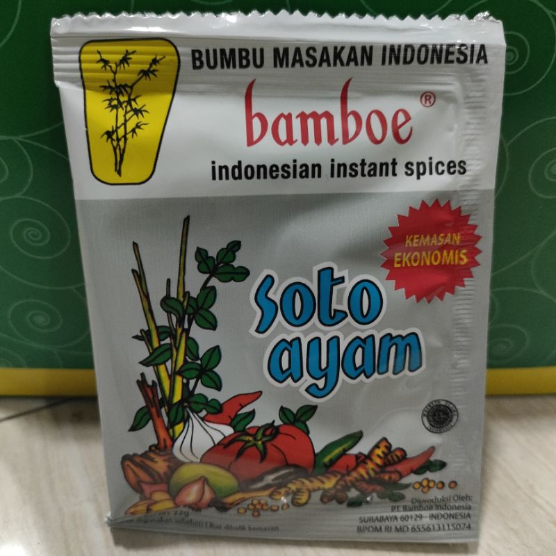 Bumbu Bamboe Instan Kemasan Ekonomis 22 gr