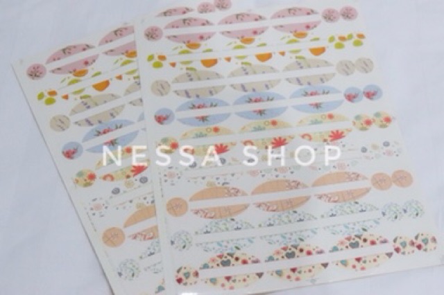 Stiker Botol DIY 54 pcs