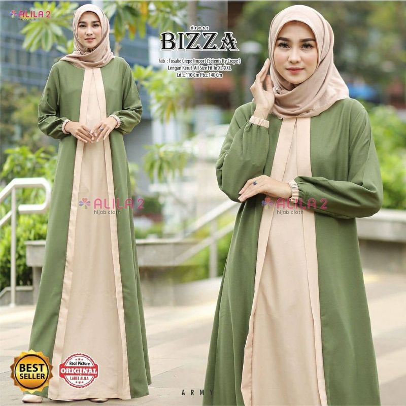 MRA- Gamis Lamoda| Zoe Dress|Gamis Mosscrepe