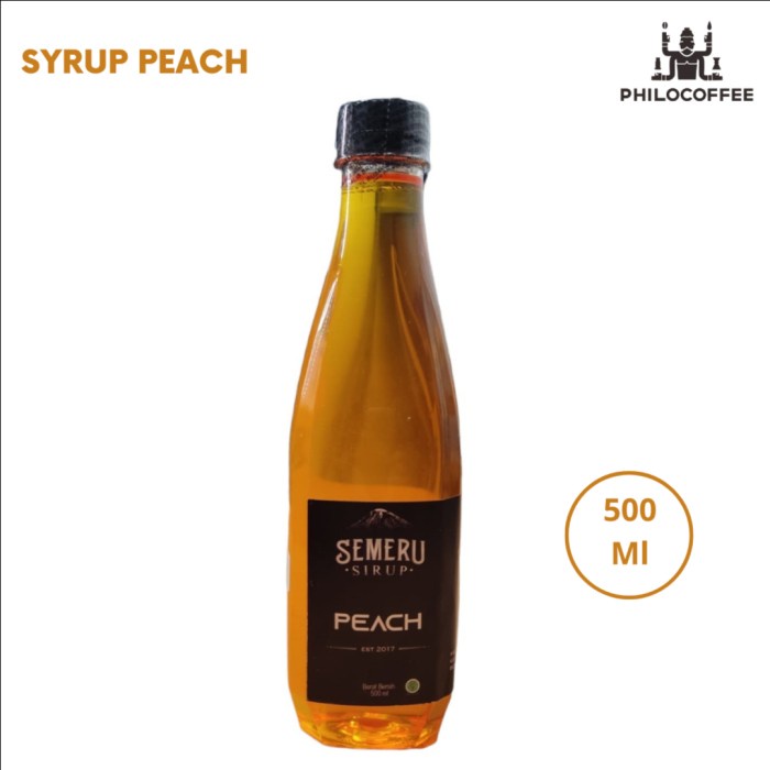 

Sirup Persik Semeru 500Ml | Semeru Peach Syrup