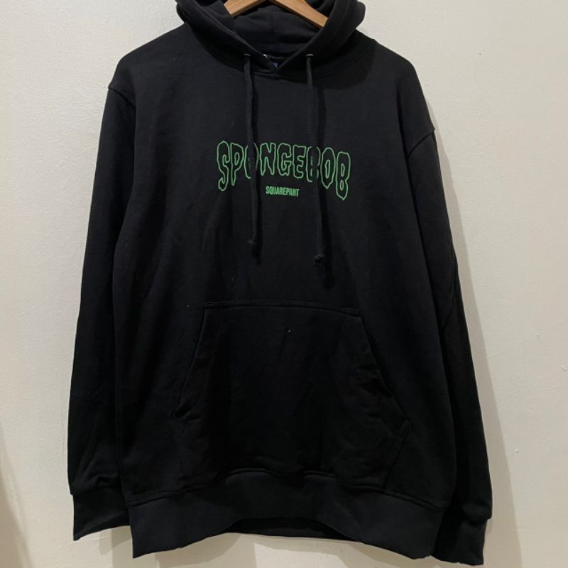 Hoodie H&M Spongebob Squarepant Slasher Black Original