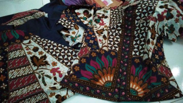 Batik Couple Gamis Kemeja Ori Ratoe Modern
