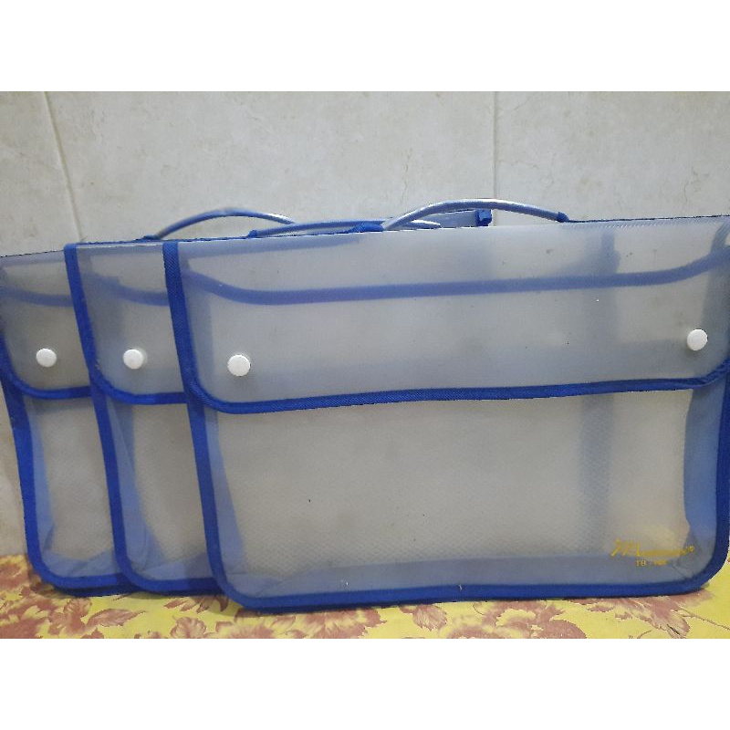 Map tas jala/zipper/dua kancing+resleting/ukuran besar/murah