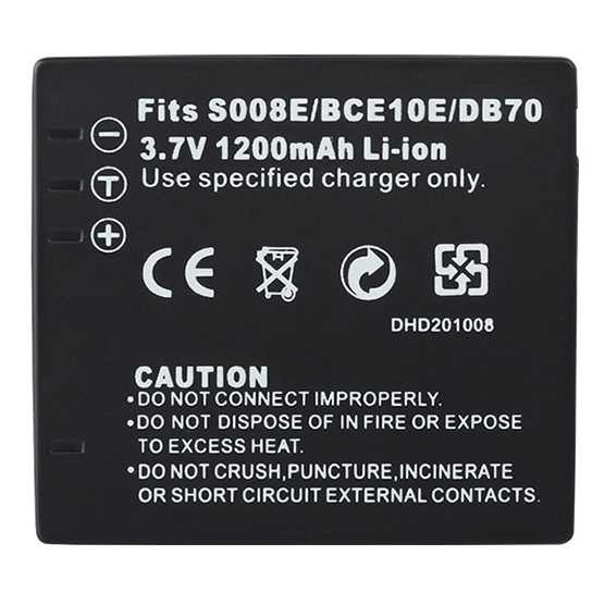 Baterai Kamera DMW-BCE10 for Panasonic Lumix DMC-FX30EG-K