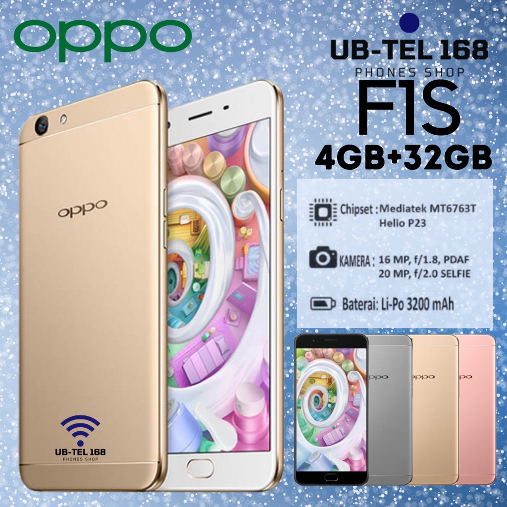 HP MURAH OPPO F1s Ram 4GB Internal 32GB MURAH
