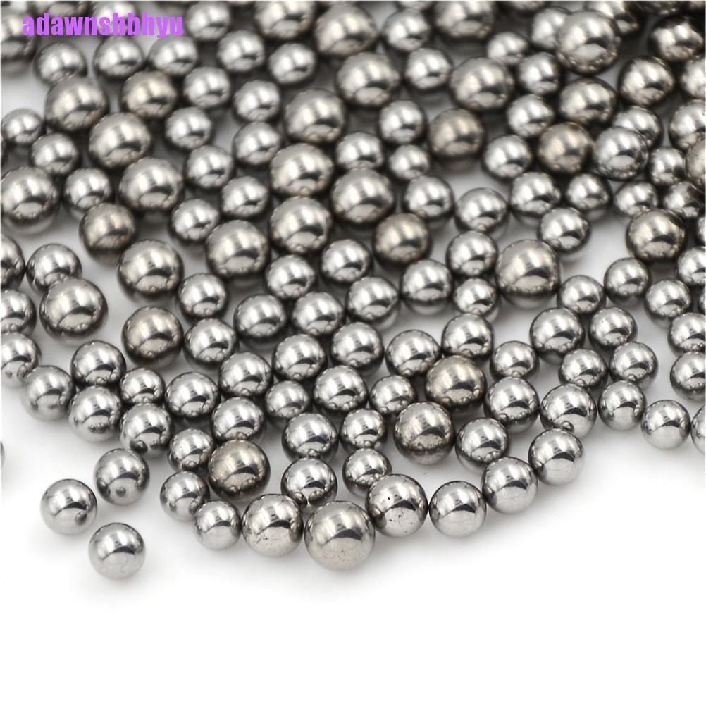 100 Pcs Bola Bearing Baja Pengganti Warna Silver Ukuran 4 / 4.5 / 5 / 5.5MM Untuk Sepeda