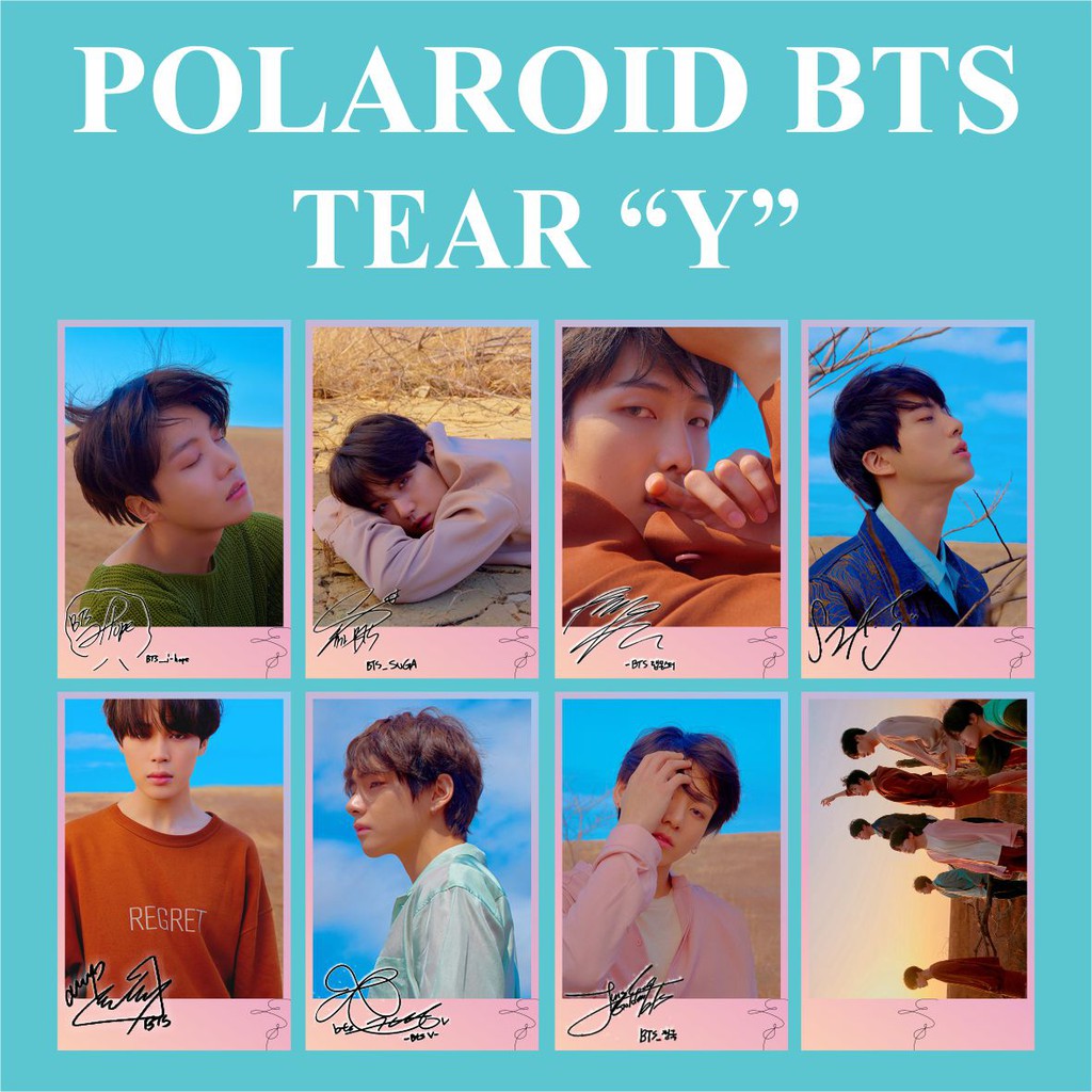 (READY STOCK) POLAROID BTS TEAR KPOP MURAH