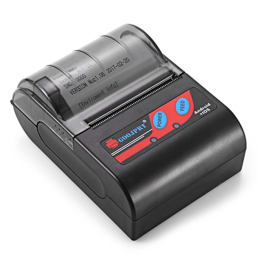 POS Bluetooth Thermal Receipt Printer 58mm MTP-II