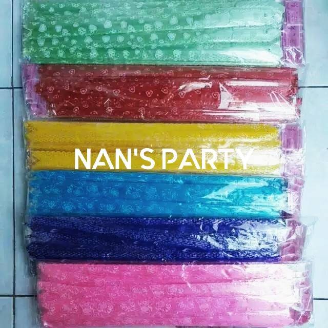 

Nan's party_Pita tarik serut uk.besar 48cm 1pak isi 10pc (TDK BISA PILIH WARNA)