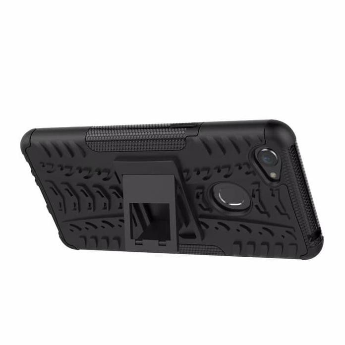 NEW CASE OPPO F7 PRO PLUS YOUTH SOFT CASING COVER KICK STAND RUGGED ARMOR MIJOSHOP