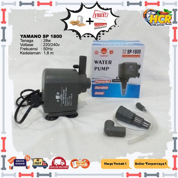 YAMANO SP 1800 SP-1800 MESIN POMPA AIR MESIN FILTER AQUARIUM AKUARIUM