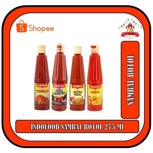 

Indofood Saus Sambal 275 ml Pedas dan Extra Pedas Ekstra Botol Plastik Murah Enak Gurih Mantap