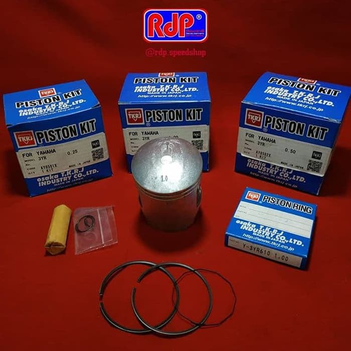 Dijual PISTON KIT TKRJ - 3YR - FORCE 1, F1Z, F1ZR OS 25 & 50 Terlaris