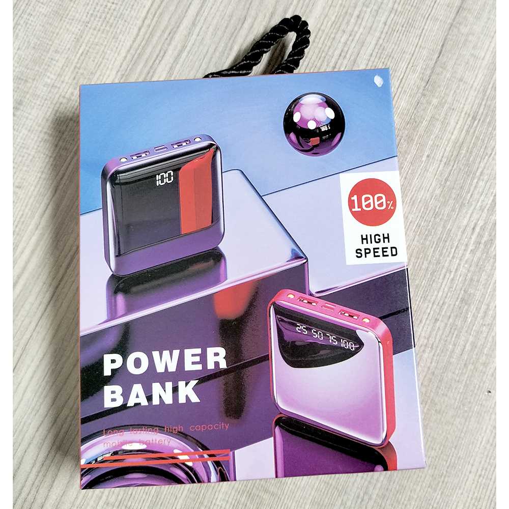 ALLPOWERS Mini Power Bank Dual USB Ports 12000mAh - S3000B-Hitam