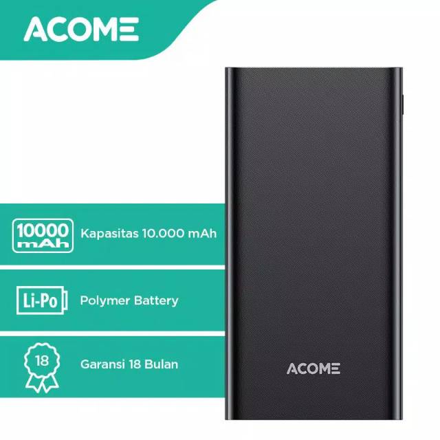 ACOME Powerbank 10000mAh Fast Charger