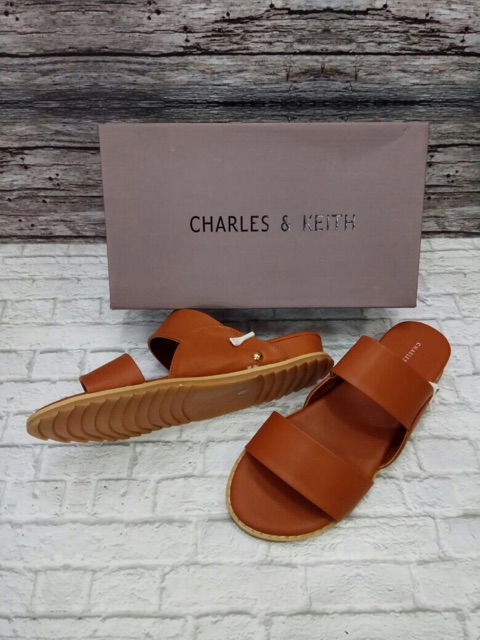 ( CUCI GUDANG ) CHARLES n KEITH DOUBLE STRAP | NO BOX