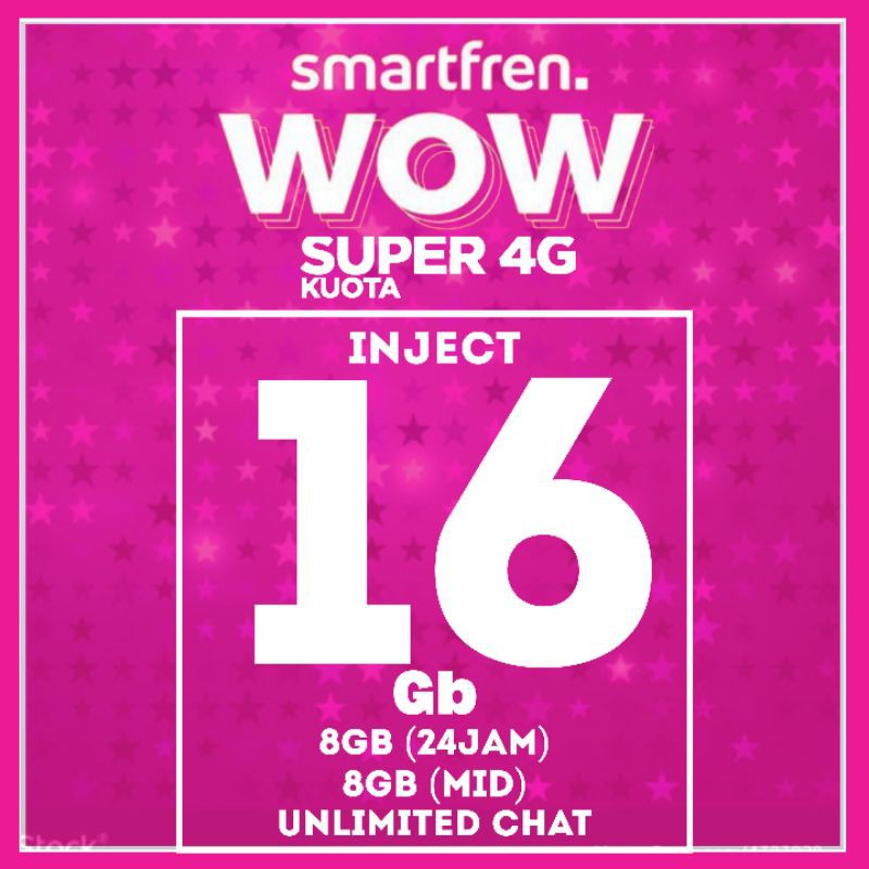KUOTA MURAH SMARTFREN SUPER 4G 16GB UNLIMITED