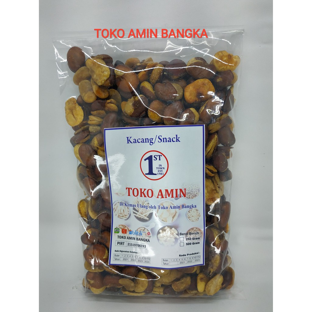 

KACANG KORO KULIT JAIPONG KEMASAN 500 GRAM/ SNACK/ CEMILAN