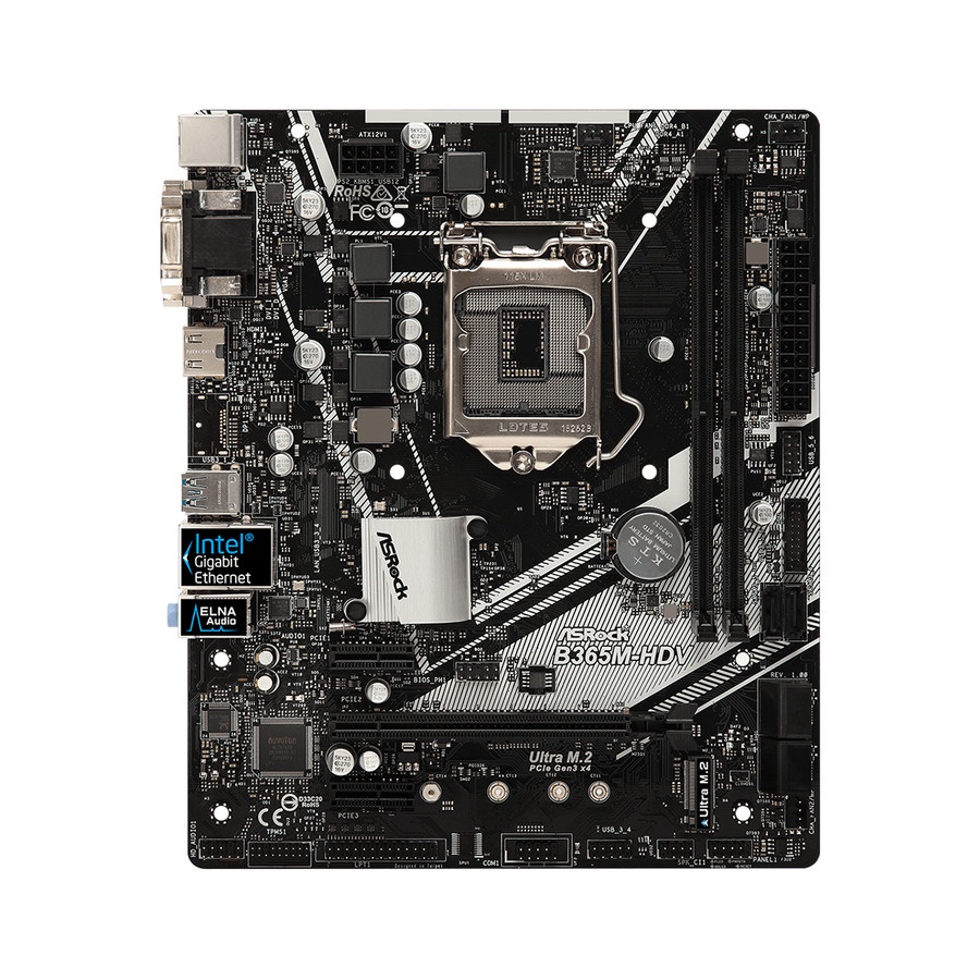 ASROCK MOTHERBOARD B365M-HDV