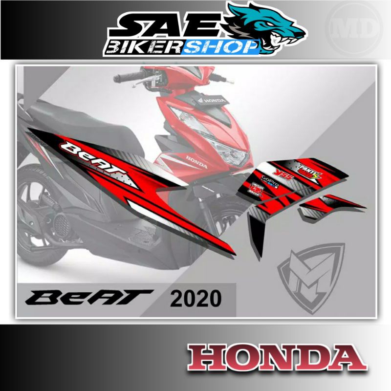 STICKER STIKER BEAT NEW 2020 GRAFIS RACING
