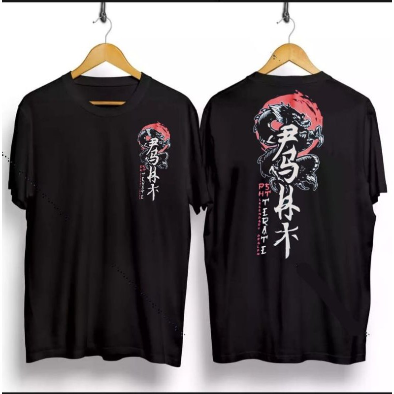 Kaos Perguruah Psht Kaos Desain Jepang Kaos Samurai Jepang Kaos Ditro Terbaru Kaos Kekinian 2021 Baju Kaos Hitam Pria Shopee Indonesia