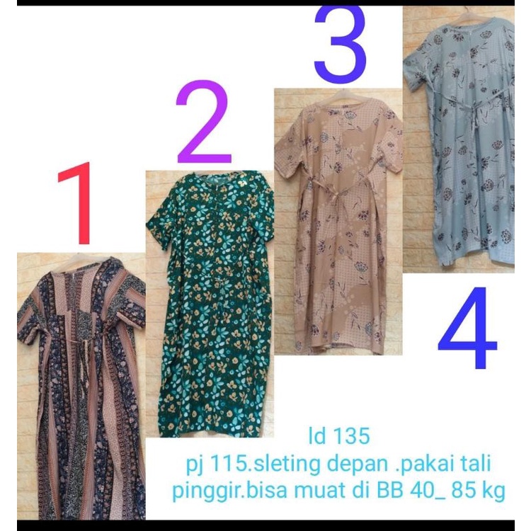 daster rayon.baju tidur rayon.dress rayon