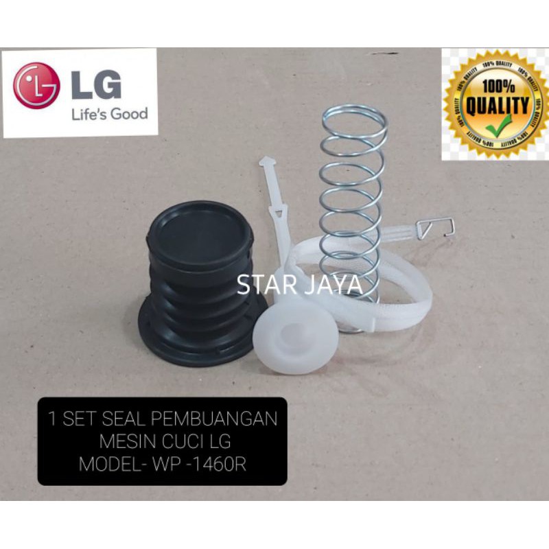 1 Set Seal Karet Pembuangan Mesin Cuci LG WP1460R