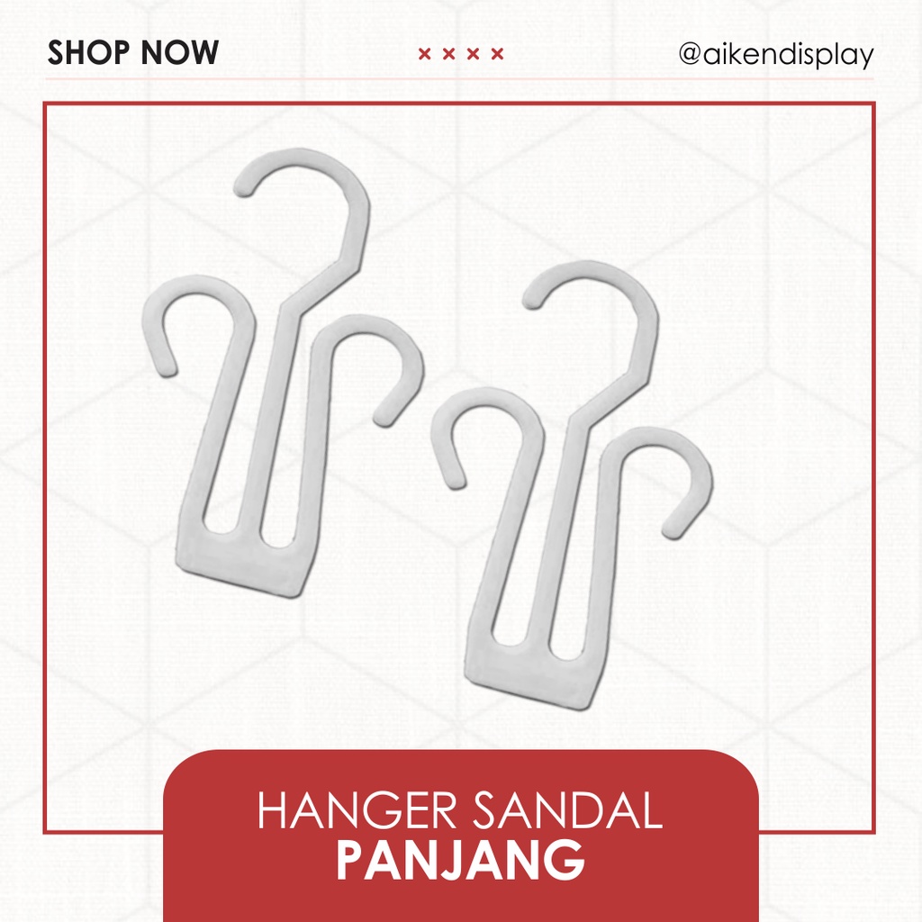 Hanger sandal panjang / hanger sepatu, jual hanger, hanger surabaya, hanger murah, hanger plastik