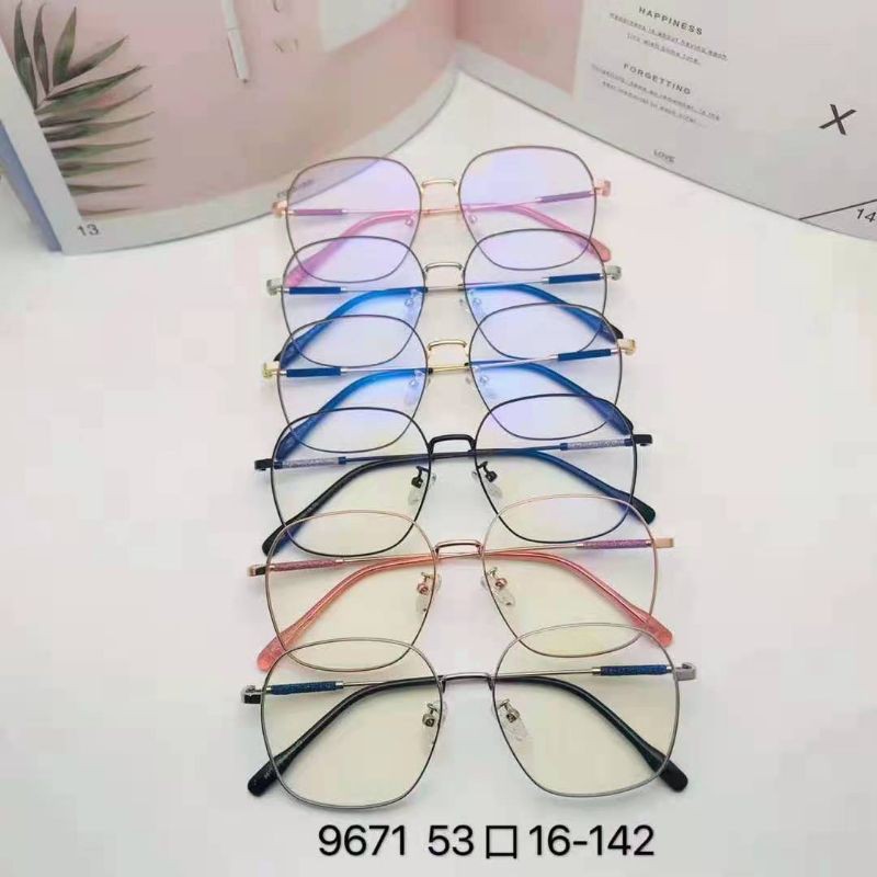 paket lensa photocromic frame kacamata 9671 frame kacamata kekinian frame kacamata trendy