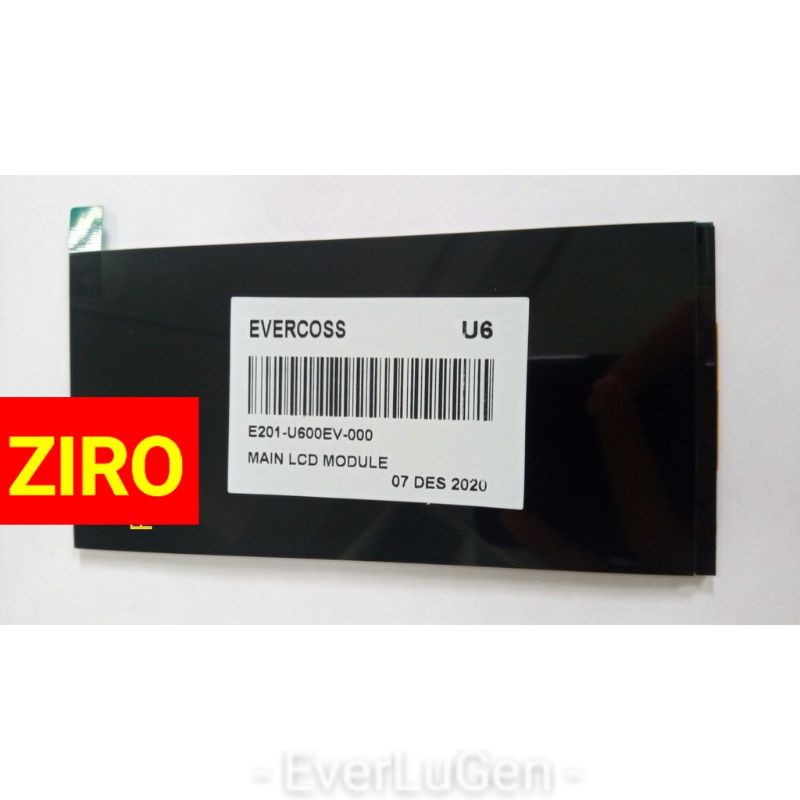 LCD EVERCOSS U6 XTREAM 1 PLUS ORIGINAL