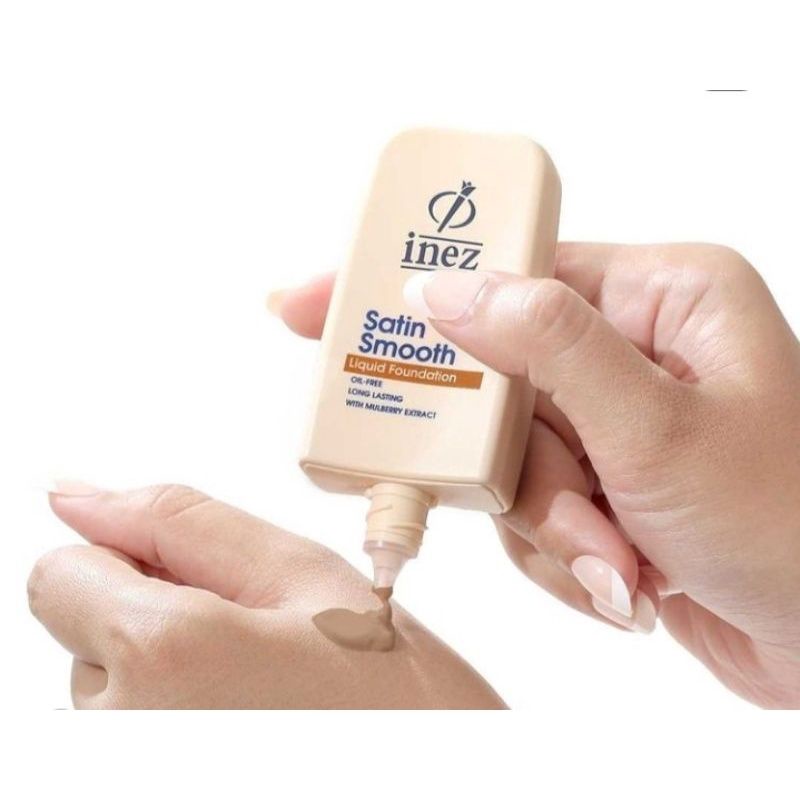 INEZ Satin Smooth Liquid Foundation Kemasan Baru 35ml