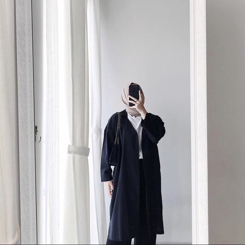 Kyo Outer Black - by Dima.hf - outer fashion - fashion wanita