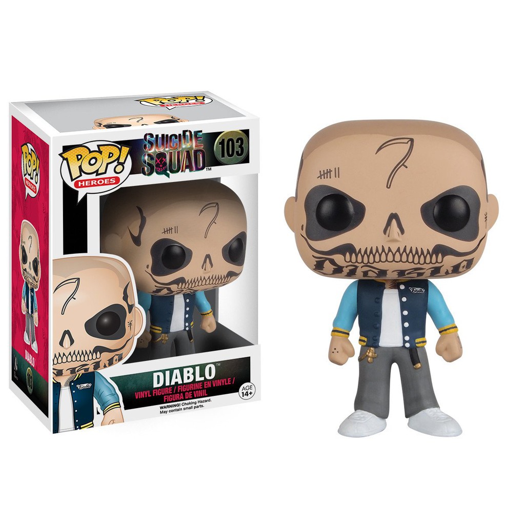 

Funko Pop Heroes Suicide Squad Diablo 103 (DAMAGE BOX)