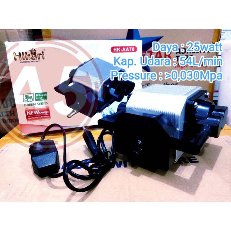 PROMO Pompa Udara Airpump Aerator Blower HIKARI AA 70