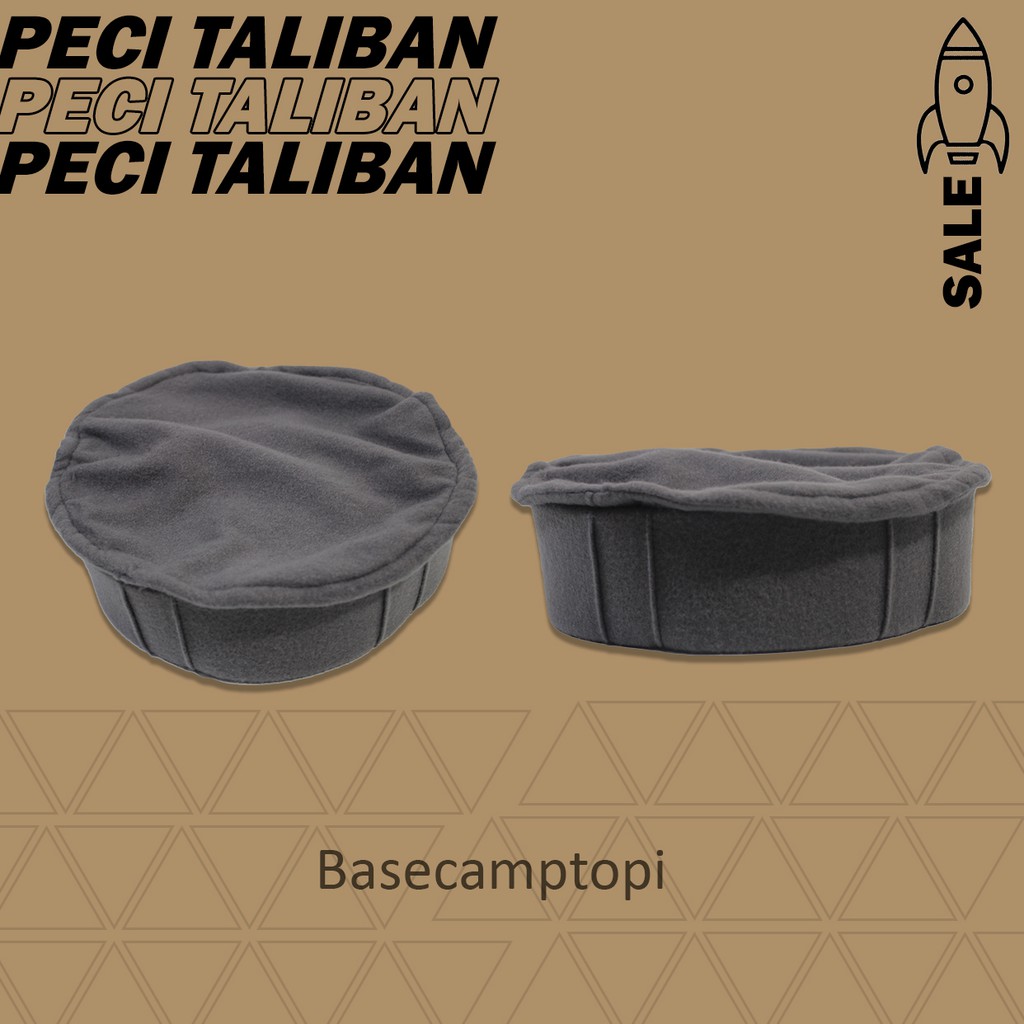 Topi Peci Taliban Polos Premium Dewasa