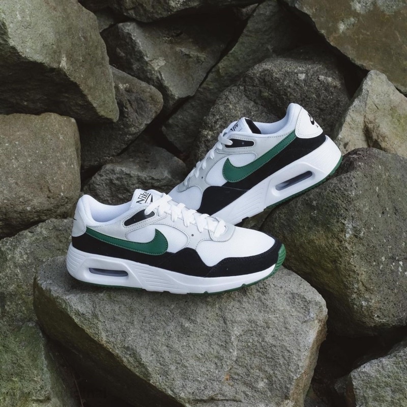 SEPATU SNEAKERS NIKE AIR MAX SC WHITE BLACK GREEN