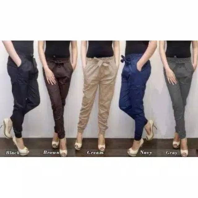 Joger Cotton Stretch /  Celana Joger Katun strit / Celana Jogger