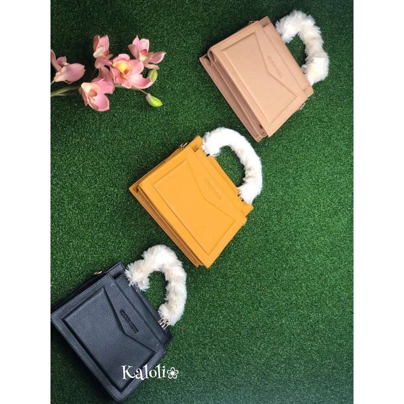 Tas cantik CK tali bulu