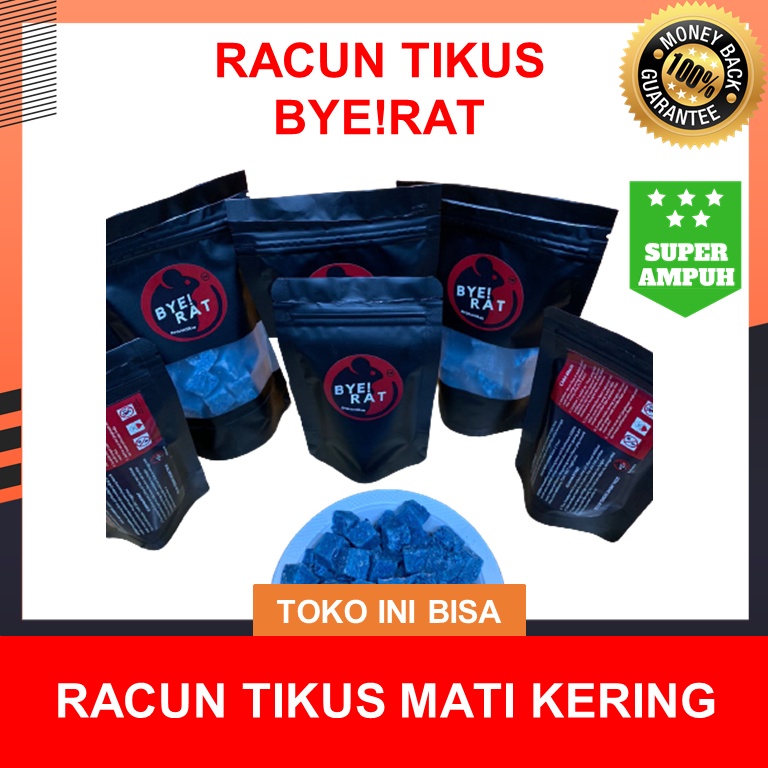 BYERAT BASMI TIKUS SUPER AMPUH RACUN TIKUS MATI KERING 125 gram