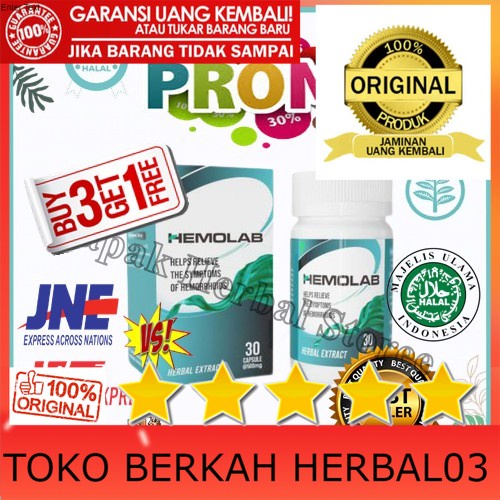 100% ASLI Hemolab Obat Wasir Ambeien 100% Asli Original Terbaik Ampuh Kualitas Bagus