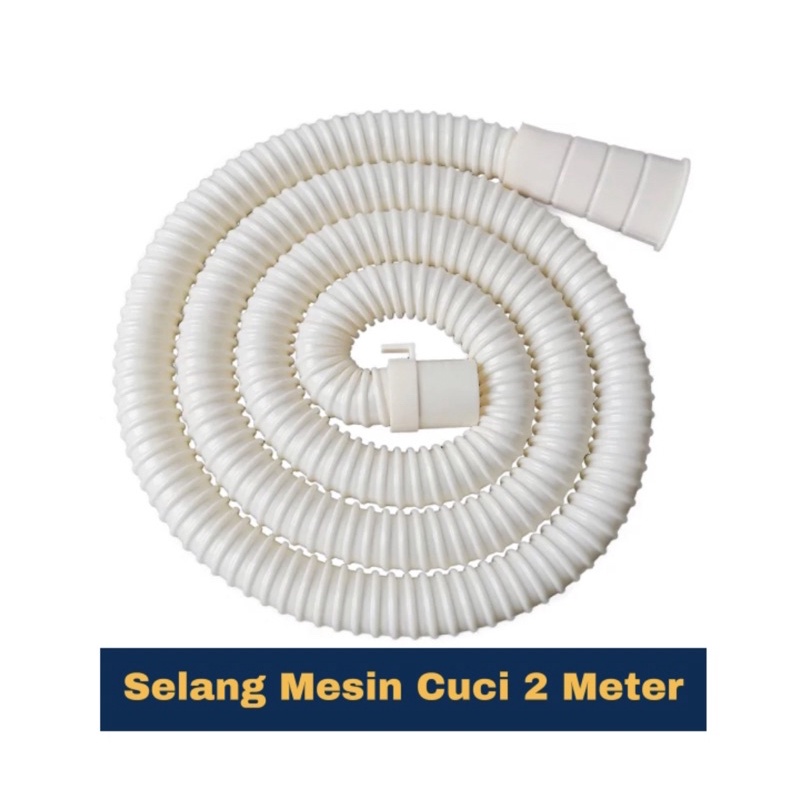 Selang Pembuangan Air Mesin Cuci 2 Meter - Selang Outlet 2M 2Meter