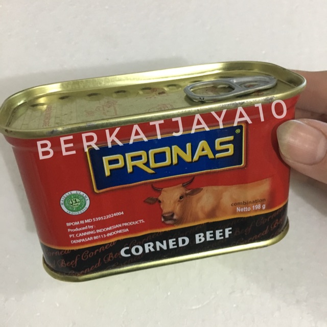 

PRONAS Corned Beef Kornet Daging Sapi 198 gr