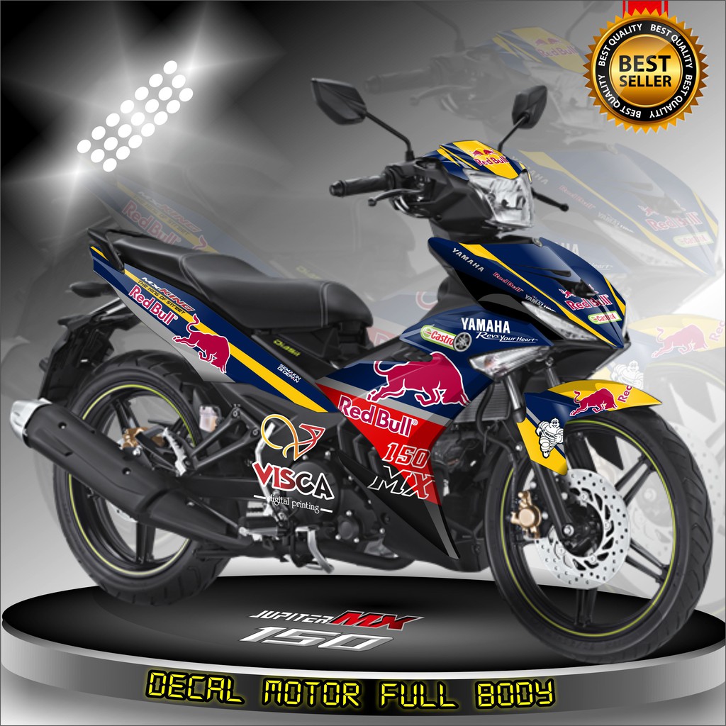 Decal Mx King 150 Full Body Stiker Mx King Full Body Dekal Mx King 150 Redbull2