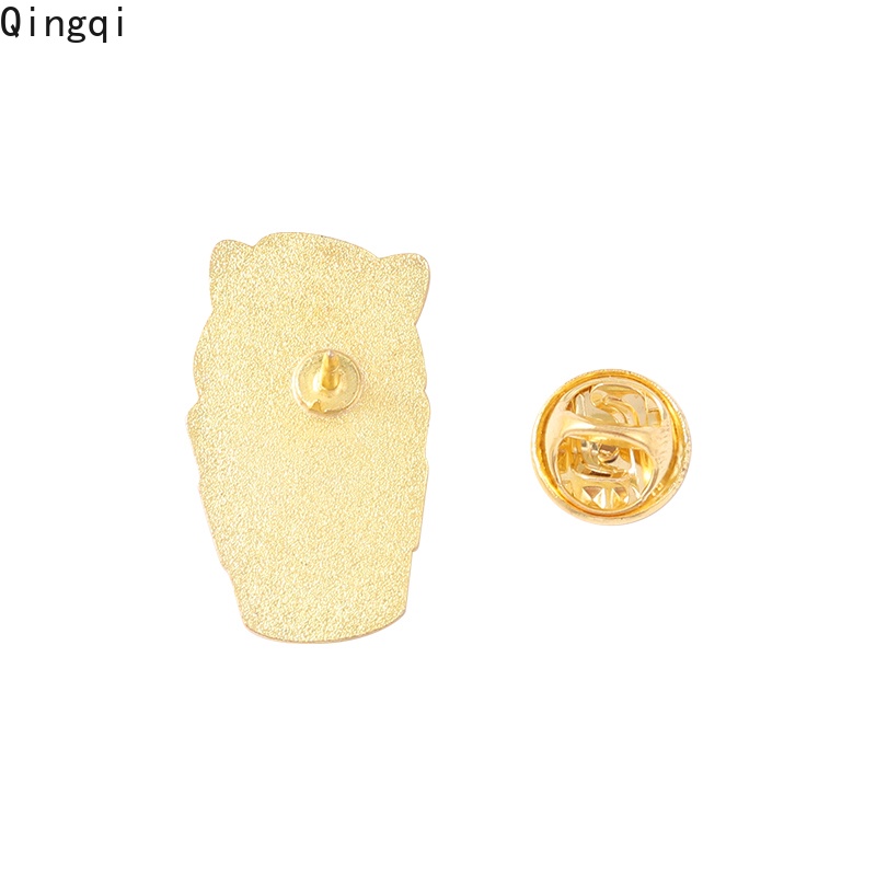 Bros Pin Enamel Desain Kartun Cakar Kucing Cangkir Kopi Bahan Alloy Untuk Tas Pakaian