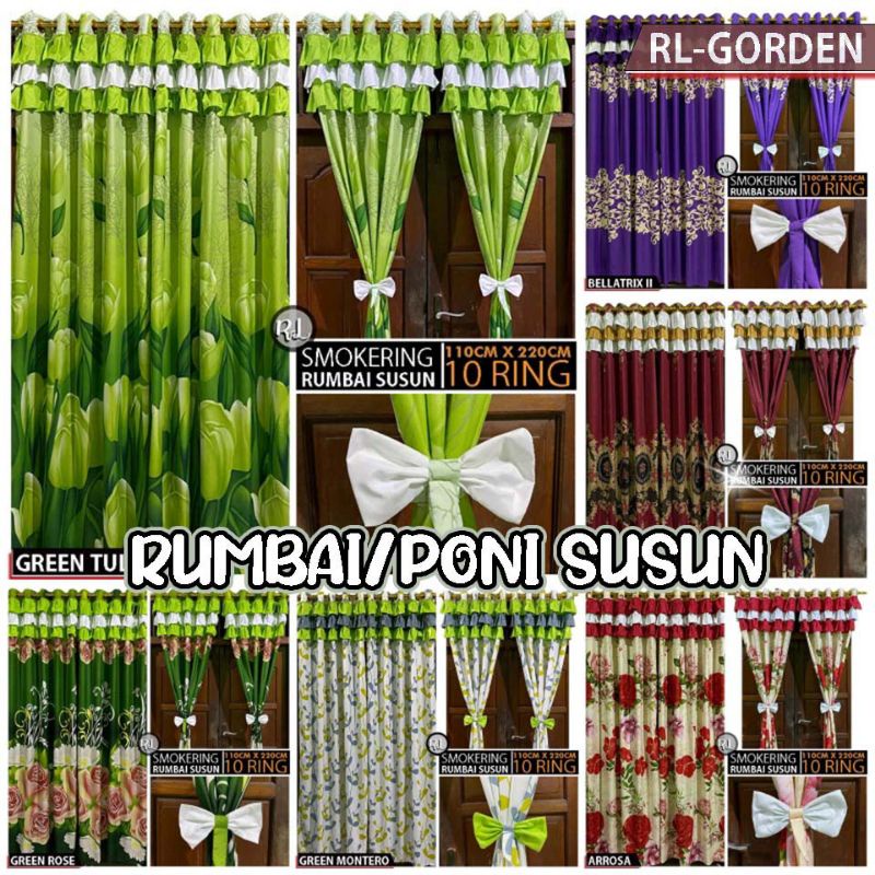 GORDEN SMOKERING RUMBAI Poni Susun Murah