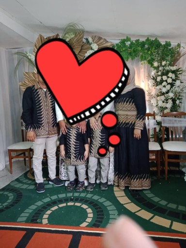 Couple Keluarga Ayah Ibu Dan Anak-couple Batik Ori Ndoro Jowi