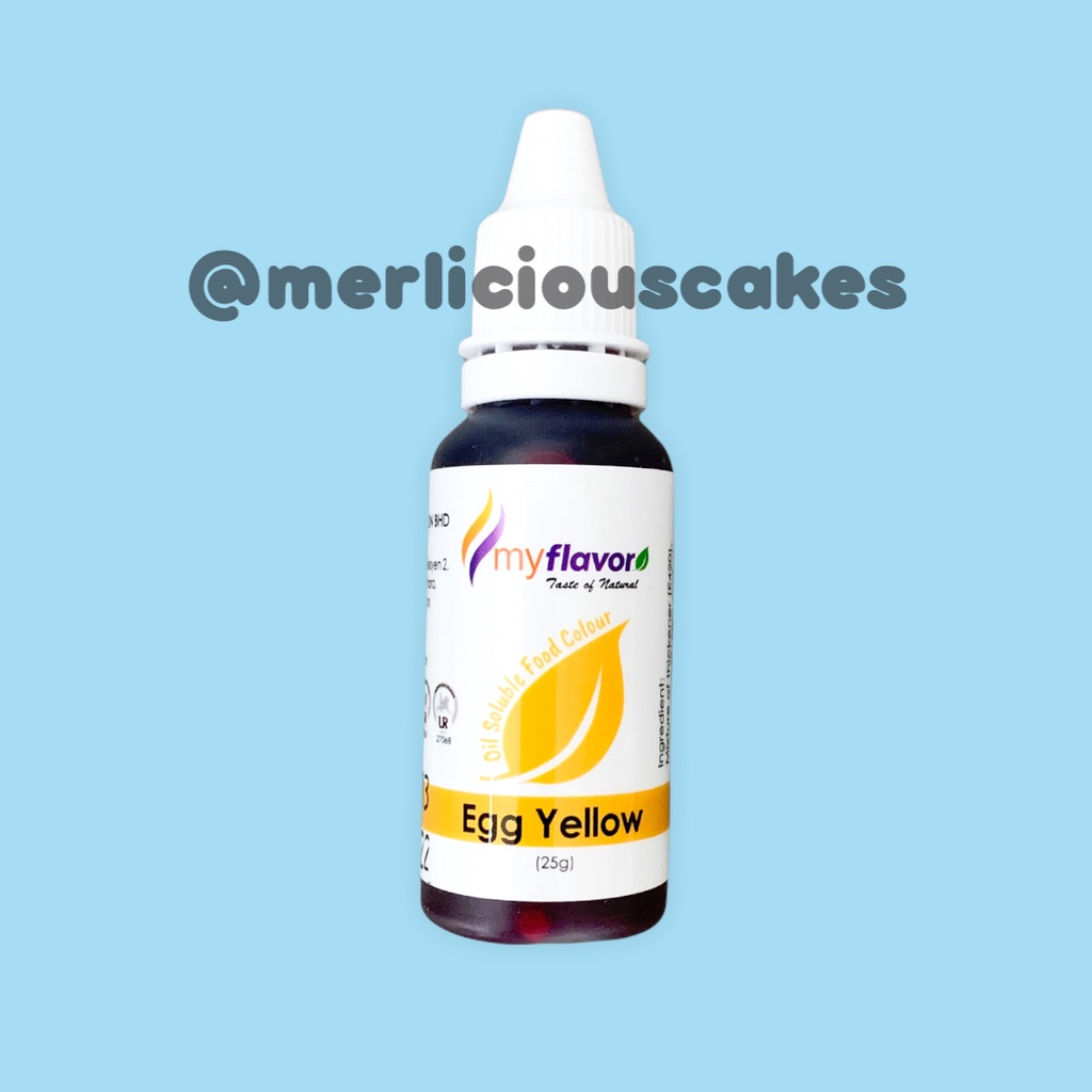 

Egg Yellow Oil My Flavor Food Colour Pewarna Makanan Buttercream