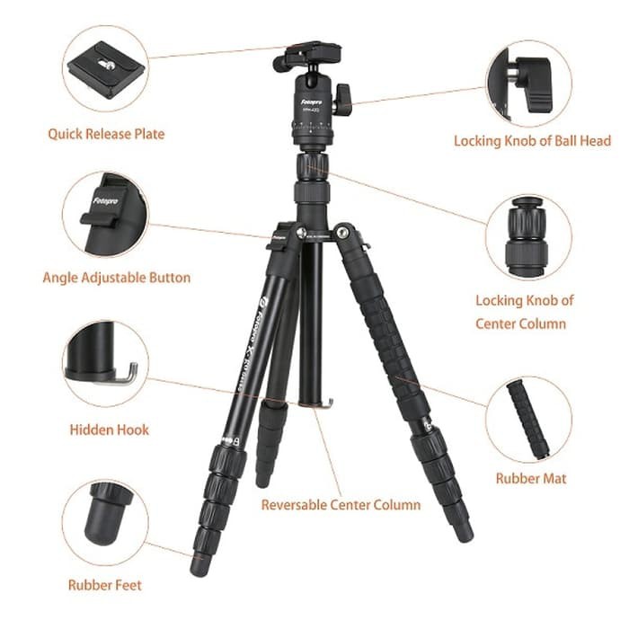 Fotopro Tripod X-GO Gecko