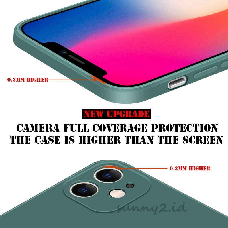 Case Bahan Silikon Untuk iphone 11 Pro Max 7 8 Plus