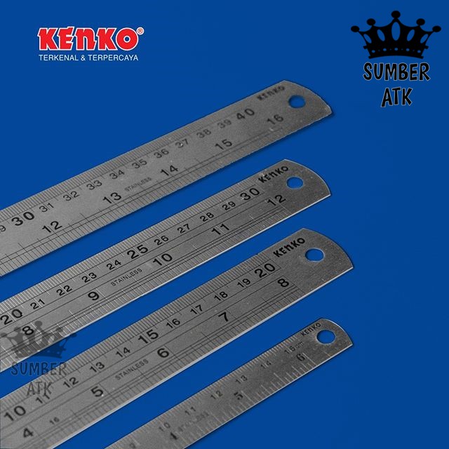 

HJK Penggaris Besi ORIGINAL KENKO STAINLESS STEEL RULER 100 CM TEBAL dan BERKUALITAS